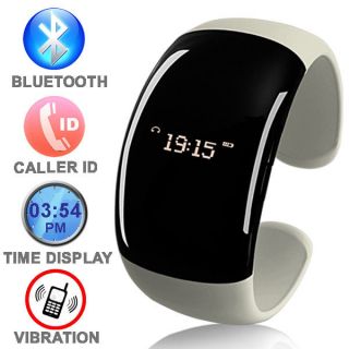 Stylish Ladies Fashion Bluetooth Bracelet w/ Time Display+Caller ID 