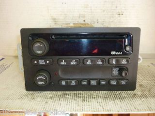 02 03 Chevrolet Gmc Envoy Trailblazer Am FM Radio Cd Player 15195521