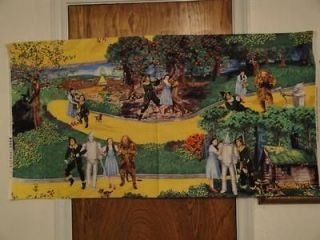   OF OZ FOLLOW THE YELLOW BRICK ROAD PANEL DOROTHY & FRIENDS QUILTING