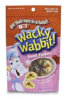 8IN1 WACKY WABBIT SEED FLOWERS RABBIT OR GUINEA PIG NEW  