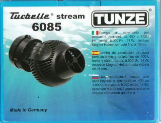 TUNZE TURBELLE STREAM 6085 CIRCULATION PUMP @NEW, with SILENCE CLAMP@