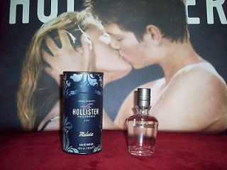 Hollister Malaia Perfume 1.0 Oz. (small bottle) New In Box