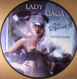 LADY GAGA LoveGame Picture Disc Remix Single NEW Promo Import LMFAO 