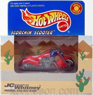 Scorchin Scooter Red JC Whitney Hot Wheels Limited