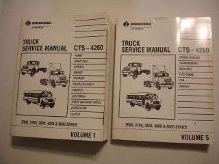   2000 3700 3800 4000 8000 Series Truck Service Shop Manual CTS 4260