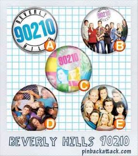   HILLS 90210 1 one inch 25mm refrigerator MAGNETS set/pack/lot of 5