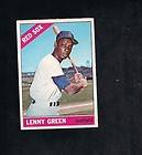 1966 topps #502 lenny green, red sox NM/MT MINTY