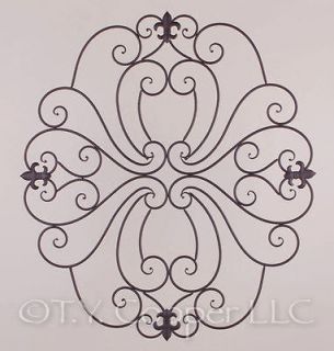 Wrought Iron Metal 34x31 Wall Decor Grille Grill 2174