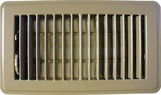 14 Classic Steel Floor Register / Vent Cover (Two Colors Brown 
