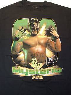 Rey Mysterio GREEN 619 WWE Wrestling T shirt