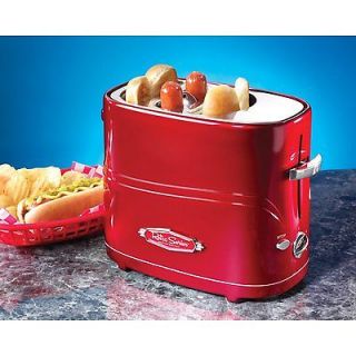 RETRO SERIES POP UP HOT DOG AND BUN TOASTER/COOKER​ EASY CLEAN 
