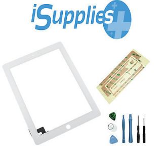iPad 2 White Panel Digitizer Touch Screen Replacement Glass