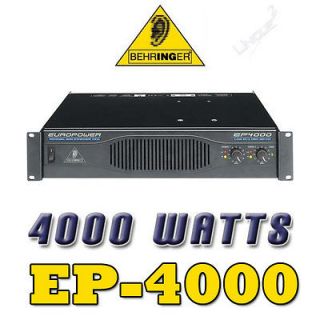 Behringer EP4000 EUROPOWER Rackmount Power Amp