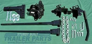 Trailer Weight Equalizer Hitch & Ball & Lock & Sway