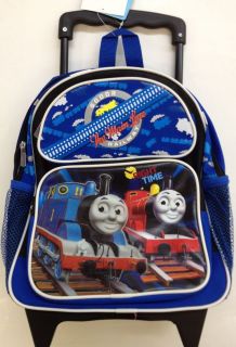   12 in THOMAS THE TRAIN TANK Rolling Backpack TODDLER KIDS LUGGAGE