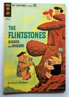 THE FLINTSTONES BIGGER & BOULDER #1 1962 80 PAGE GIANT FINE VERY FINE 