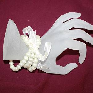Pearl stretchy ribbon bracelets cheap wholesale fashion jewelry 