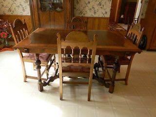 Antique Dining Room Table Lifetime Furniture Grand Rapids Bookcase 