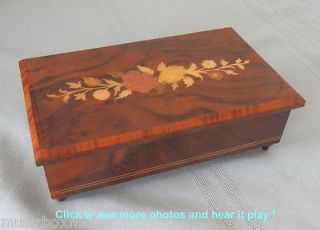 reuge music box edelweiss in 1970 Now