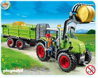 PLAYMOBIL #5121 Hay Bailer with Trailer NEW