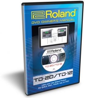 Roland TD 20 TD 12 DVD Training Tutorial Manual Help