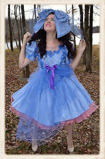 Vintage Blue ONCE UPON A TIME Princess Sleeping Beauty costume gown 