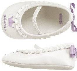NEW Gymboree princess tiara crib shoes Size 03 3 baby