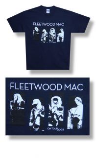 New Fleetwood Mac Hi Contrast Group 2003 Tour Large T shirt