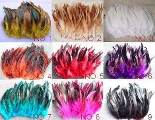 Free ship100pcs Natural Rooster feathers 5 8 Inch size&color/optional