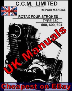 CCM 604 Rotax Engine Manual and Wiring diagram R30, 500