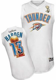 James Harden Majestic Oklahoma City Thunder 2012 NBA Finals Jersey 