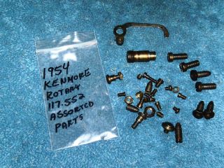 54 KENMORE 117.552 ROTARY SEWING MACHINE ASSORTED PARTS