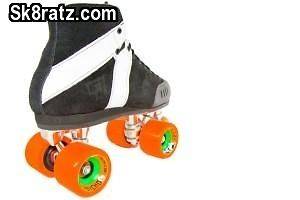   Skates MG2 black / white ( Choice Of Wheels ) GRN MNSTR Roller Derby