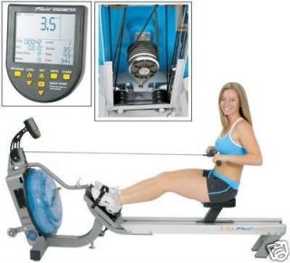 FIRST DEGREE PACIFIC AR Water Rowing Machine Fluid Rower Row Exercise 