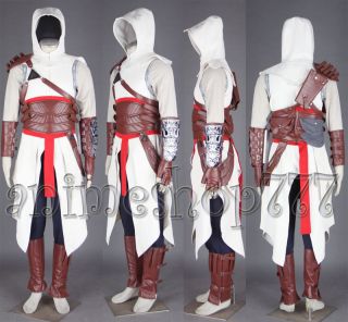  Assassins Creed Altair Cosplay Costume Altair Whole Set 