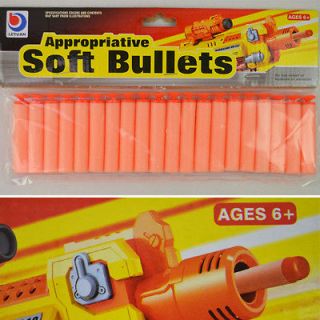 20pcs Toy shooting Soft Bullets AMMO For Blaster Nerf Vortex Gun N 