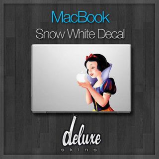 Decal sticker cover protector skin for Apple Macbook laptop Snow White 