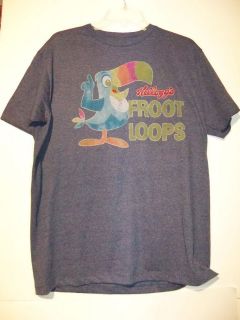 Fruit Loops Toucan Sam Vintage Kelloggs Shirt NEW Nwt