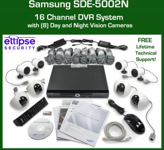 Samsung SDE 5002N 16 Camera DVR Security System, Web