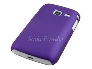 Hard Back Cover Case for Samsung Wave Y S5380 (Purple)