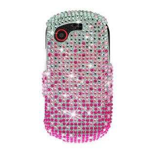 For Samsung Gravity T/T669 Diamond Bling Hard Cover Case Pink 
