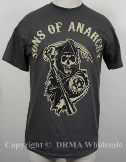 Authentic SONS OF ANARCHY SOA Charging Reaper T Shirt S M L XL XXL 3XL 