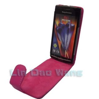   Genuine Leather Case For SONY ERICSSON X12 XPERIA ARC S LT18i LT15i