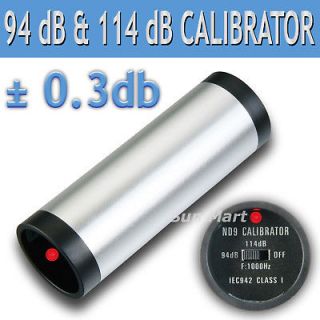 ND9 Sound Level Noise Calibrator Meter Mics 94dB/114 dB