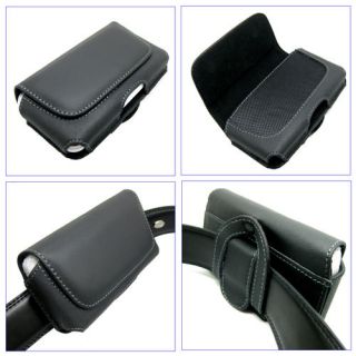 For Samsung Wave 2 II S8530 Wave M GT S7250 Leather Case Belt Clip 