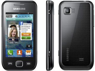 New Unlocked Samsung Wave 575 GT S5750E Black G3 GSM Quad Band World 