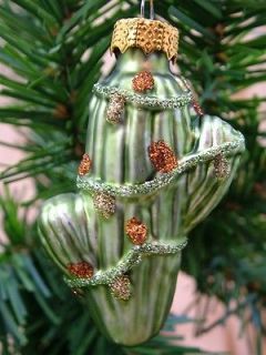 New Glass Decorated Cactus Christmas Lights Ornament
