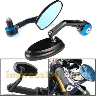   Handle Bar End Multi Angle Rear View Side Mirror for Sport Stree Bike