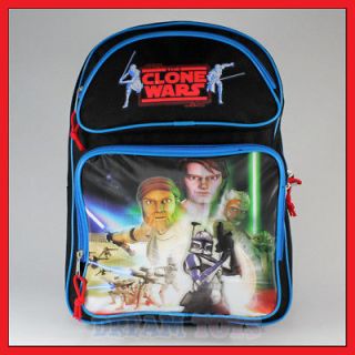 Star Wars Clone 16 Backpack Bag Book Boys Trooper Luke