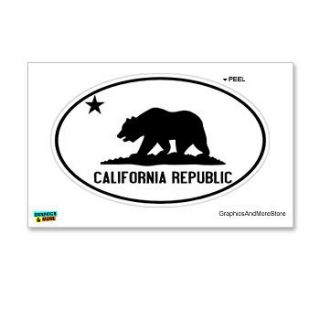 California Republic   California Euro Oval   Window Bumper Locker 